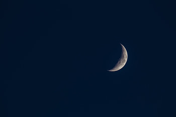 Sky, Universe, Night, Moon, Dark, Minimalism HD wallpaper