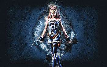Fortnite Nalia Skin, Fortnite, main characters, blue stone background, Nalia, Fortnite skins, Nalia Skin, Nalia Fortnite, Fortnite characters HD wallpaper