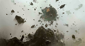 Stones, Art, Fall, Shards, Smithereens, Destruction HD wallpaper