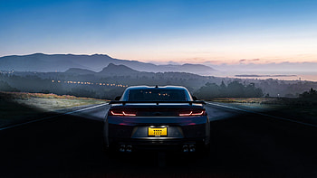 Landscape, Twilight, Cars, Shine, Light, Road, Car, Machine, Dusk HD wallpaper