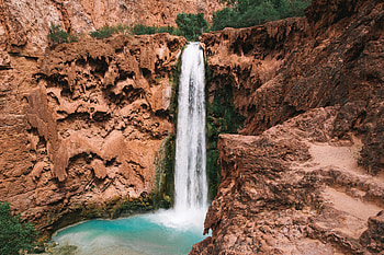 Nature, Stones, Waterfall, Break, Precipice HD wallpaper