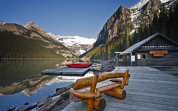 Lake Louise, Resort in paradise, World-class destination, Spectacular views HD wallpaper