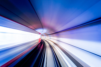 Miscellanea, Miscellaneous, Turn, Blur, Smooth, Speed, Tunnel HD wallpaper