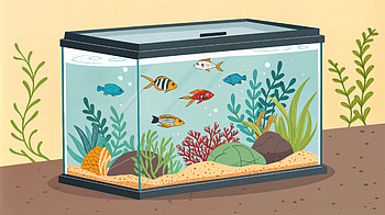 Vibrant Marine Life: Fish Tank, fish tank, aquarium, fish, aquatic plants HD wallpaper