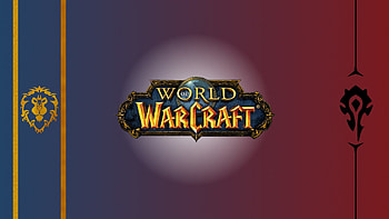 World of Warcraft, Alliance, Horde, Blue, Red, Black, Lion, PC gaming / and Mobile Backgrounds HD wallpaper