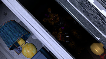 Nightmare Fredbear (Five Nights At Freddy's), video game, Five Nights at Freddy's 4, Five Nights at Freddy's HD wallpaper
