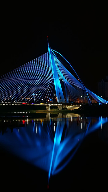 Seri Wawasan Bridge, Malaysia HD phone wallpaper