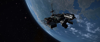Earth space station, Orbiting spacecraft, High-definition HD wallpaper