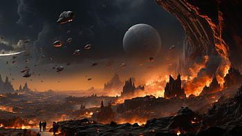 Sci-Fi World, Sci Fi, alien world, fantasy, planet HD wallpaper