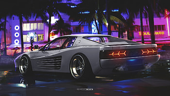 Ferrari Testarossa Digital Art, ferrari-testarossa, ferrari, cars, artist, digital-art, artstation, artwork HD wallpaper