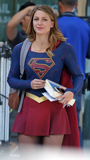 Melissa Benoist, superheroes, model HD phone wallpaper