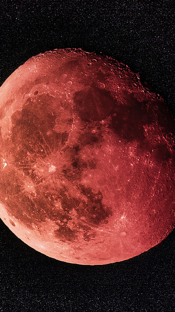 Lunar Eclipse, Astonishing phenomenon, Striking lunar vision, Spectacular event HD phone wallpaper