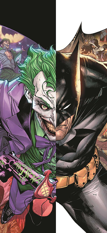Batman & Joker Clash: Epic Comic for Your , Comic, Batman HD phone wallpaper