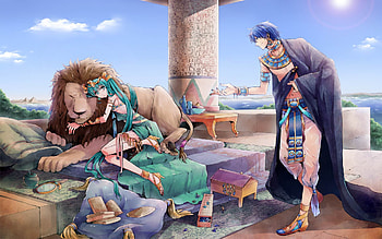 Anime, Men HD wallpaper