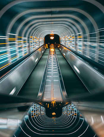 Glare, Miscellanea, Miscellaneous, Neon, Distortion, Tunnel HD phone wallpaper