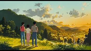 Only Yesterday | Taeko, Toshio and Naoko, Only Yesterday, Anime, Studio Ghibli HD wallpaper