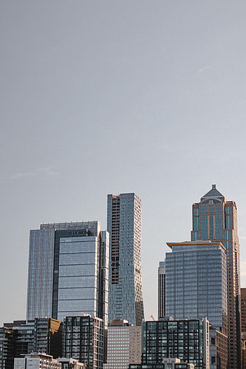 Cities, Sky, City, Skyscraper, Building, Facade HD phone wallpaper
