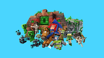 Minecraft Legends - The Heroes, video game, Minecraft Legends, Minecraft, adventure HD wallpaper