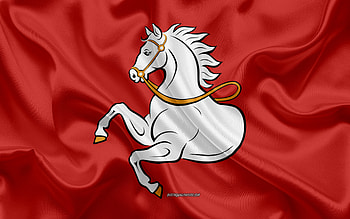 Flag of Pardubice, Czech Republic, , silk texture, Pardubice flag, Czech cities, Pardubice HD wallpaper