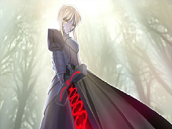 dark saber in sunlight, saber, sword, dark, light HD wallpaper