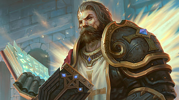paladin, dungeons & dragons, book, magic, art HD wallpaper