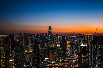 Cityscape, beautiful night, buildings HD wallpaper