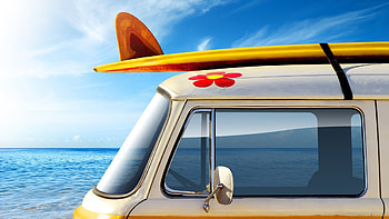 Volkswagen surf van HD wallpaper