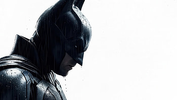 Batman Rising From The Shadows, batman, superheroes, artwork, art, digital-art, ai, white HD wallpaper