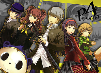 Persona 4 gang, yu, chie, cute, naoto, gang HD wallpaper