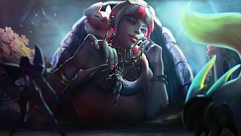 Qiyana League of Legends – Empress of the Elements Background, video game, League Of Legends, Qiyana (League Of Legends) HD wallpaper
