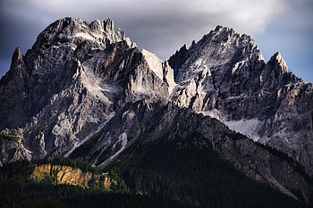 Nature, Mountains, Rocks, Vertex, Top, Forest, Slope HD wallpaper