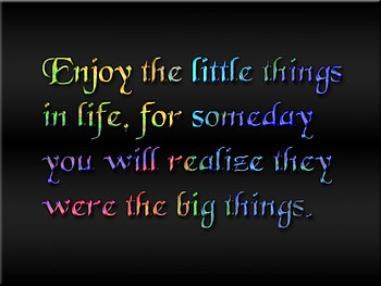 Enjoy The Little Things, quote, words, saying, text HD wallpaper