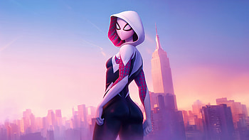 Gwen Stacy Iconic Pose, gwen-stacy, superheroes, artwork, digital-art, art, deviantart HD wallpaper