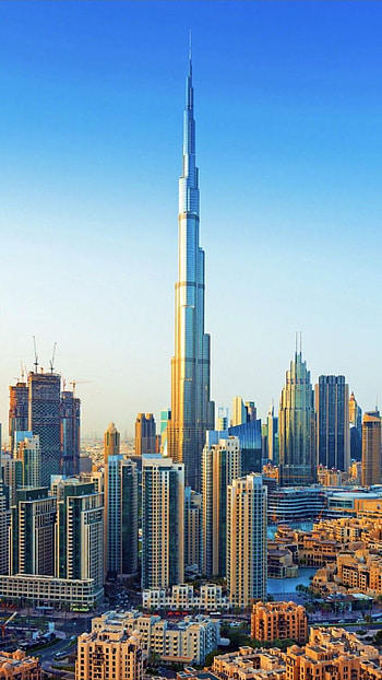 Burj Khalifa, Captivating , Dubai's landmark, Iconic beauty HD phone wallpaper