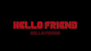 Hello Friend, mr-robot, tv-shows, typography, dark, black HD wallpaper