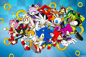 Sonic The Hedgehog And Friends by SonicTheHedgehogBG on . HD wallpaper