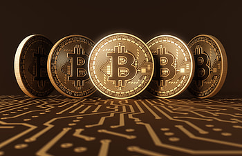 Crypto-currency, digital art, abstract, bitcoin HD wallpaper
