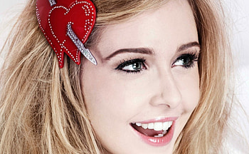 simply smile mood, headshot, blonde, pretty, smile HD wallpaper
