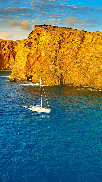 Sardinia Island, Cala Domestica Bay, Buggeru, Windows 10 spotlight HD phone wallpaper