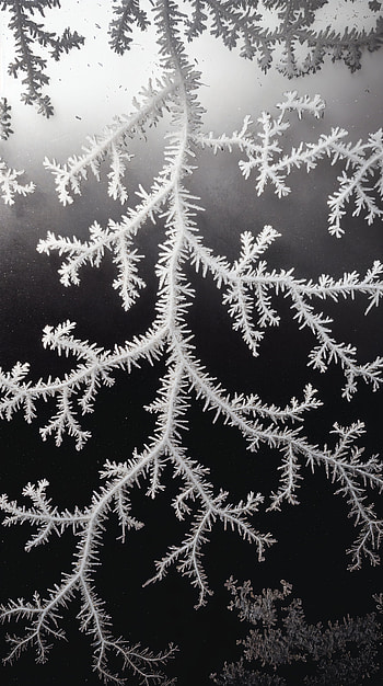 Frosted Elegance: A Stunning , pattern, nature, Abstract HD phone wallpaper