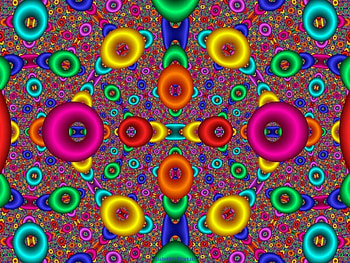 Perfect Chaos , Abstract, Chaos, Perfect, Colors, Fractals, Colorful, Rings HD wallpaper
