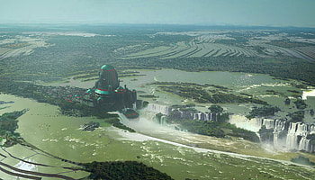 Caladan scenery, Marcin Basta artwork, Castle HD wallpaper
