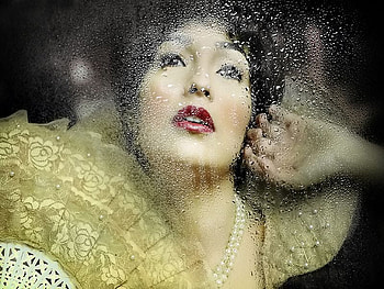 WET, rain, perls, beauty HD wallpaper