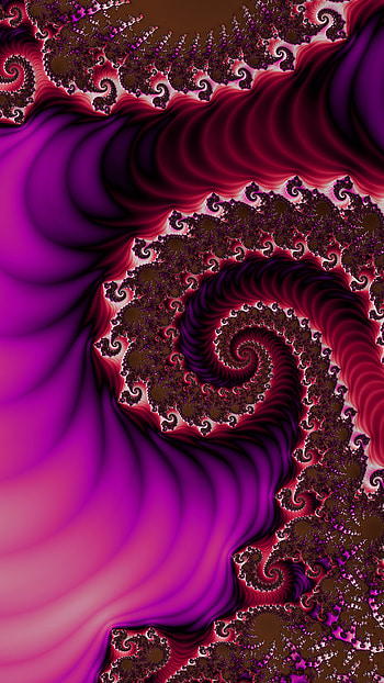 Vertical Fractal Background for Smart, purple, pattern, psychedelic, trippy, Abstract, fractal, abstract purple HD phone wallpaper