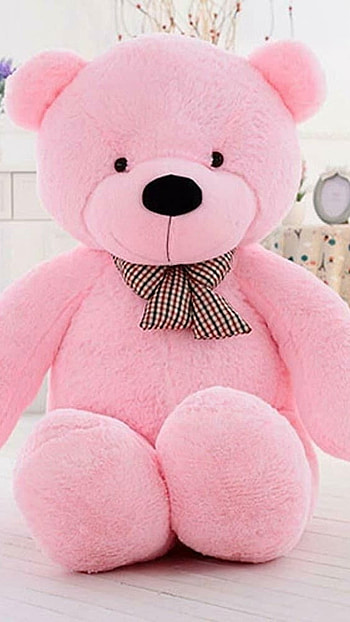 Cute Teddy, Soft, Pink, teddy HD phone wallpaper