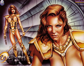 Space warrior, other, space, fantasy, warrior HD wallpaper