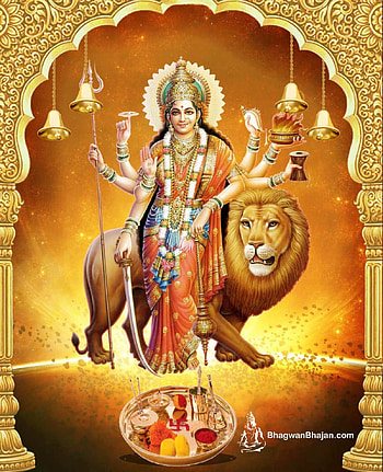 & of Maa Durga. Maa, Maa Sherawali HD phone wallpaper