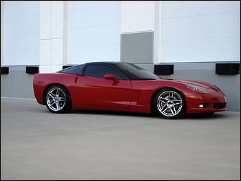 Ace Slick Corvette, bowtie, gm, corvette, red HD wallpaper