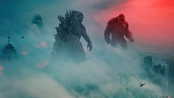 Godzilla vs Kong movie, Thrilling action, , Ultimate battle HD wallpaper