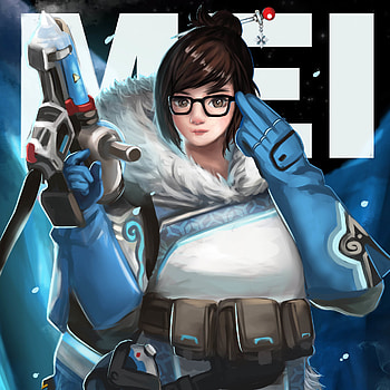 Mei (Overwatch), Alfian Pratama's art, Overwatch fan community, Creative design HD phone wallpaper